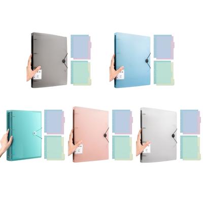 4 Rings Binder 12.59x9.76Inch Hold Up 220Sheets Water Resistant for Student Teacher Office Workers Presentation Folder