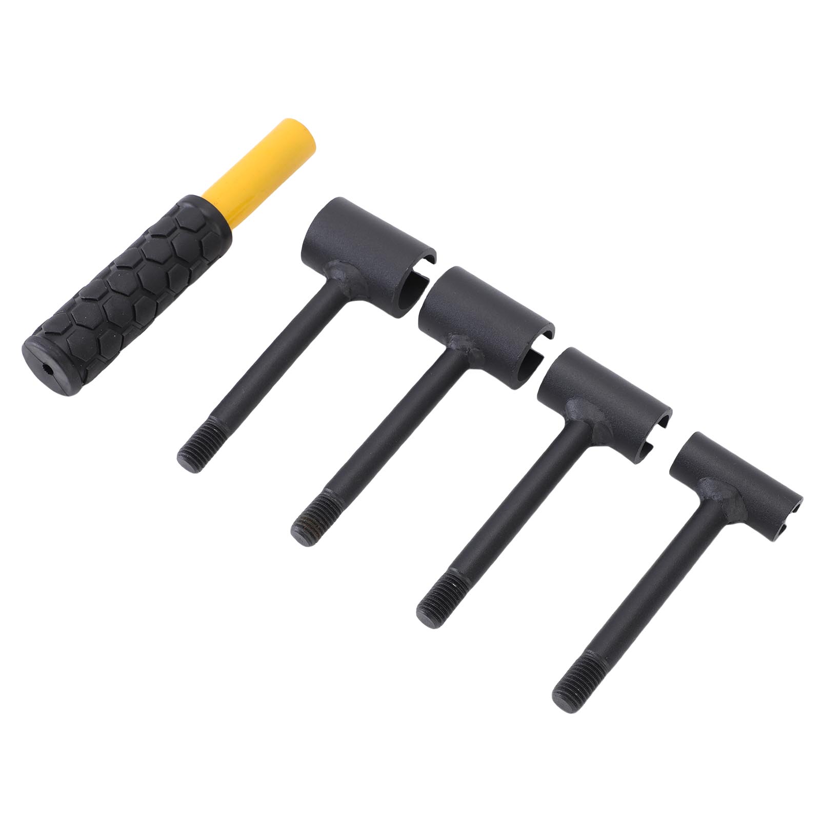 

Инструмент для регулировки дверных петель 4 в 1 Сверхпрочный щелевой регулировочный ключ Удобный в использовании для жилых и коммерческих помещений жёлтый