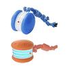 Interaction Rope Ball Dog Chew Toy with Bird Sounds Selfteasing Rolling Ball Activity Toy for Pet Breeds Fetching Game