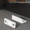 1-Pack L-Shaped Magnetic Door Catch, No-Drill with Adhesive for Cabinet Sliding Doors, Invisible Design, Corrosion-Resistant