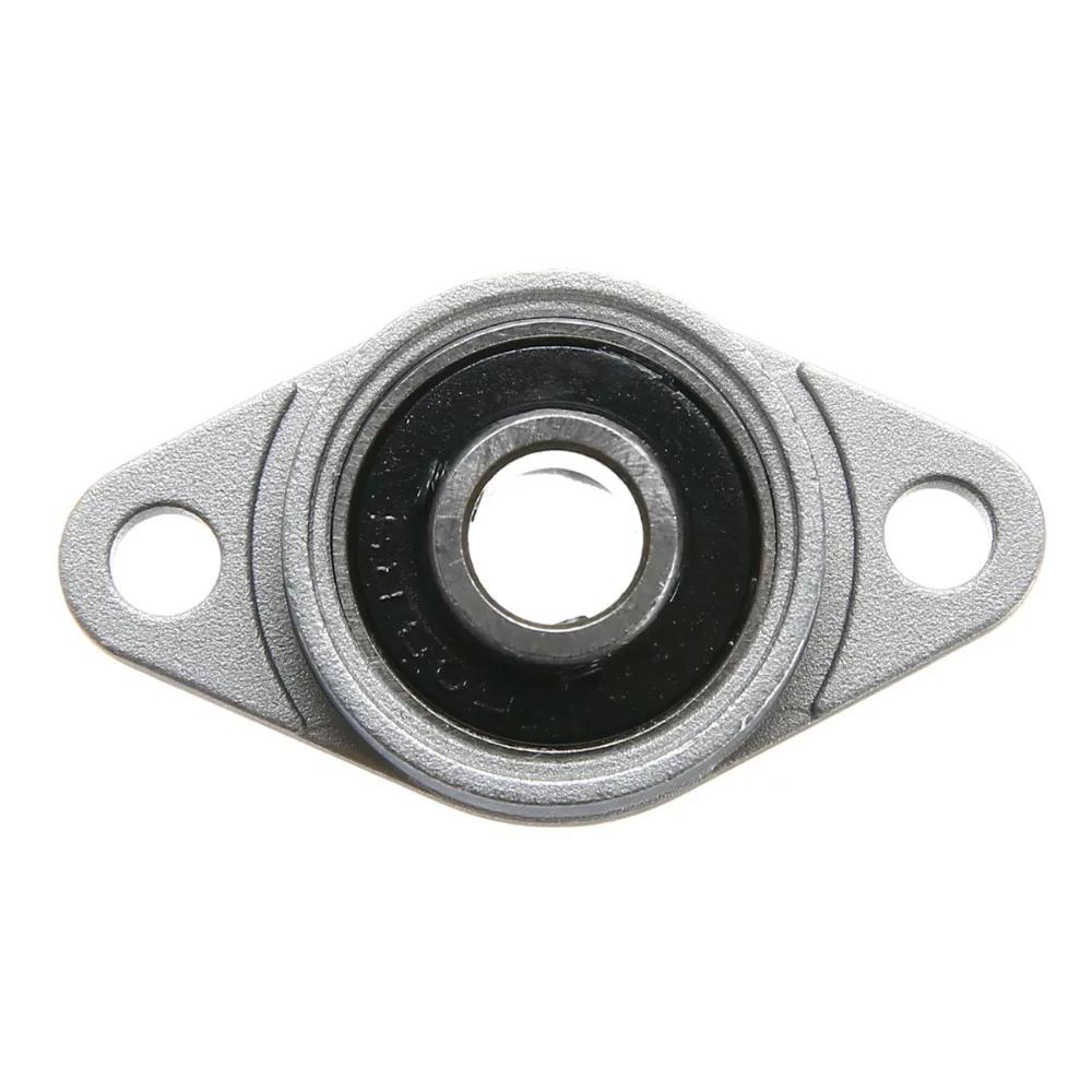2Pcs/lot KFL08 Pillow Block Bearings 3D printer Parts Zinc Alloy Rhombic Pillow Flange Block Bearings 8mm Bore Diameter