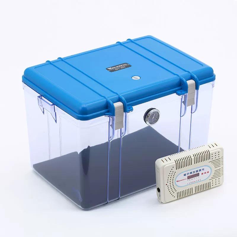 Прекрасный влагостойкий прозрачный контейнер для хранения фотокамер, чайных листьев и марок