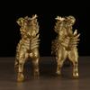Brass Pair Wholesale Wealth Ornaments Fire Kirin Home Crafts Office Desktop Entrance