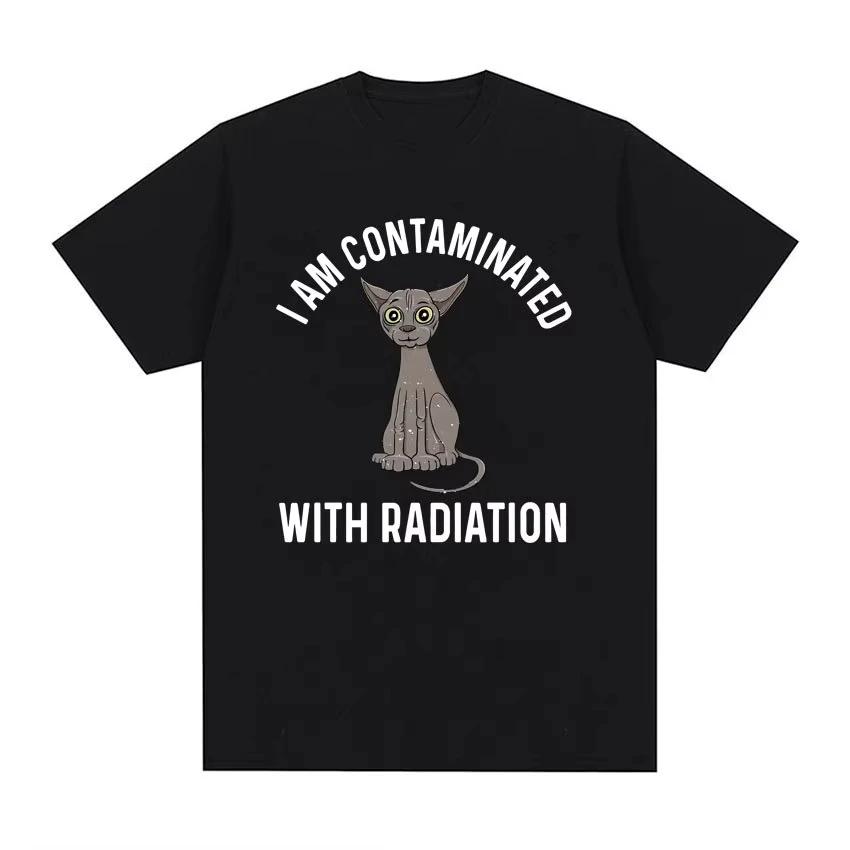 I Eat Cement Cursed Cat Funny Meme T Shirt for Women Fashion Casual Short Sleeve T Shirts Women T-shirt Tops Graphic T Shirts