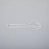 200 Adet Mini Şeffaf Plastik Kaşık Tek Kullanımlık Düz Takım Jöle Dondurma Tatlı İçin
