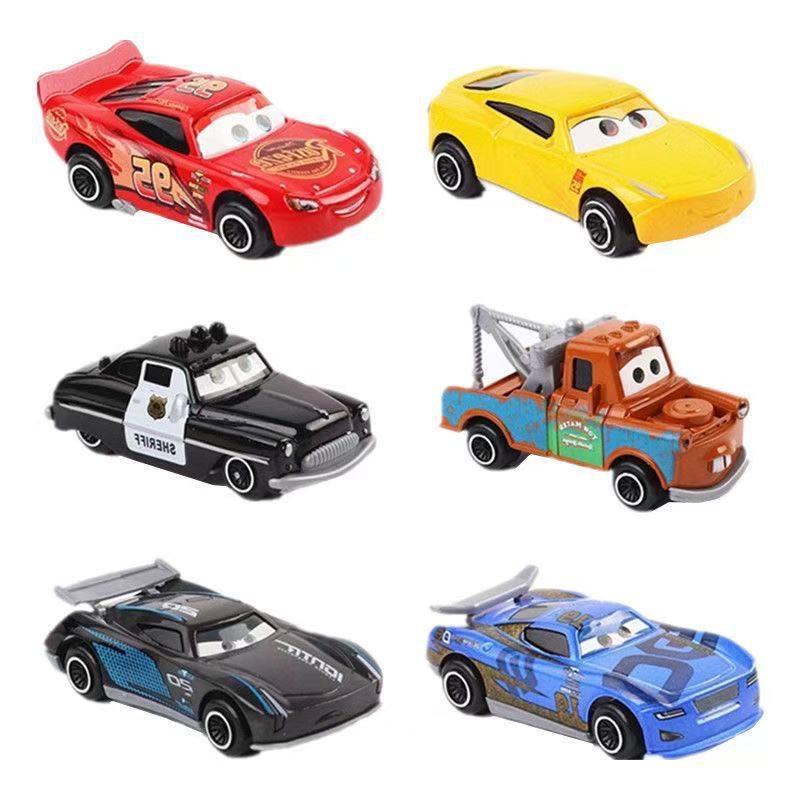Lightning McQueen & Mater Truck Alloy Car Model Set - Boys Toy Collection Gift