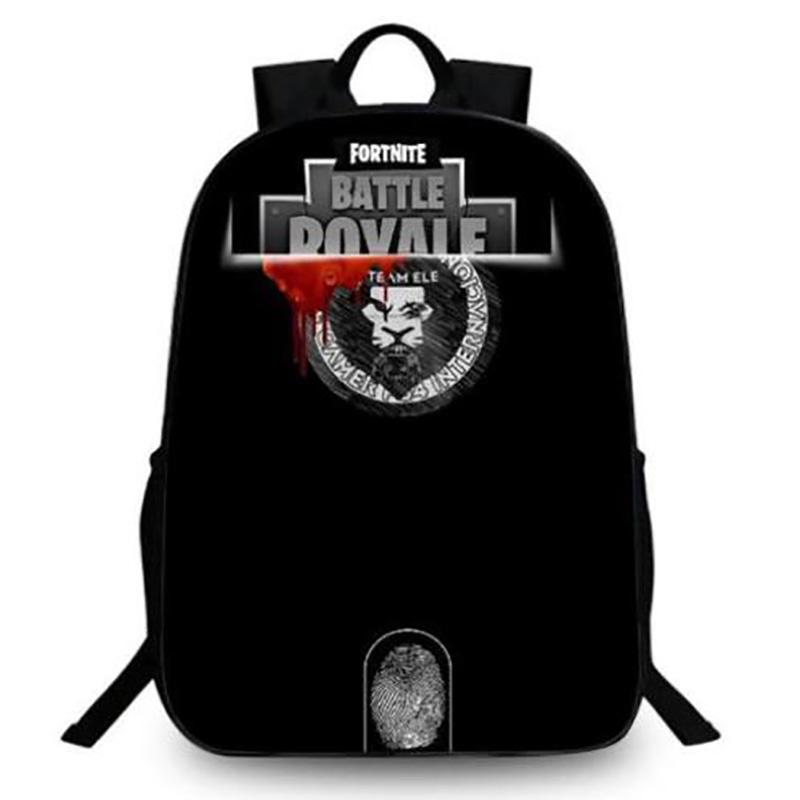 Print Game 3d Backpack Bookbag School Laptop Travel Bag Boy Girl B