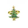 1-40PCSChristmas Tree Napkin Ring Holders Festive Dining Table Accessories for Restaurant Holiday Party Supplies Home Decoration
