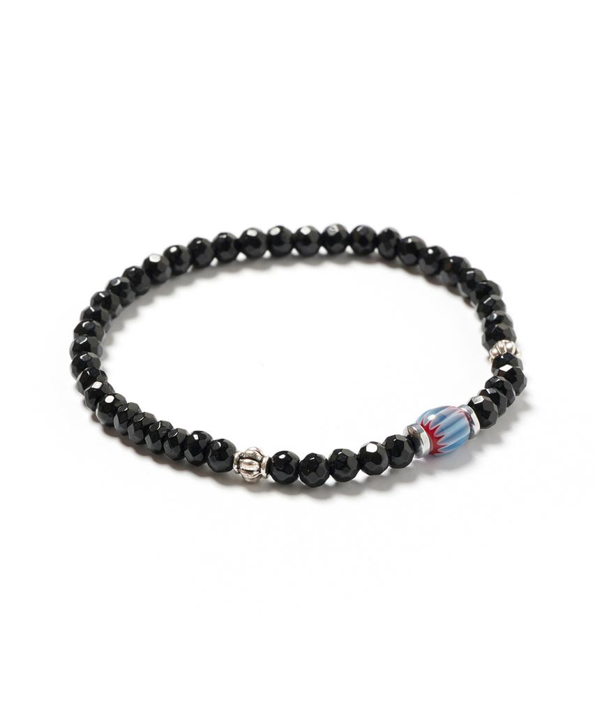 Polalita Black Blue Candy Point Bracelet (Plt-Br-054_Bk)