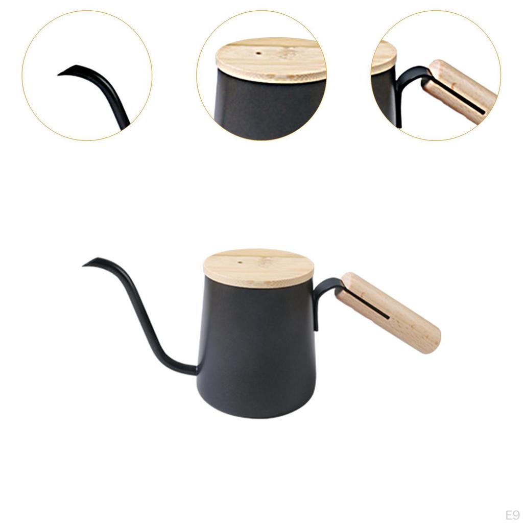 250ml Verbrühschutz Kleine Schwanenhals-Kaffeekanne für Handaufguss und Tee