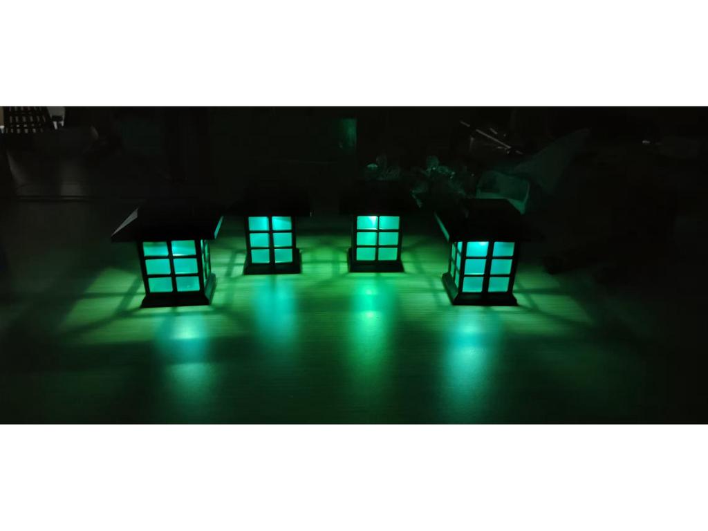 Retro Solar Lawn Lights – Automatic Dusk Activation for Outdoor Courtyard and Night Ambiance