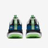 Anta Kids Synthetic Leather Comfortable Physical Test Lightweight Shock Absorption Low Top Running Shoes Kids sneaker White Blue A12435532N-1