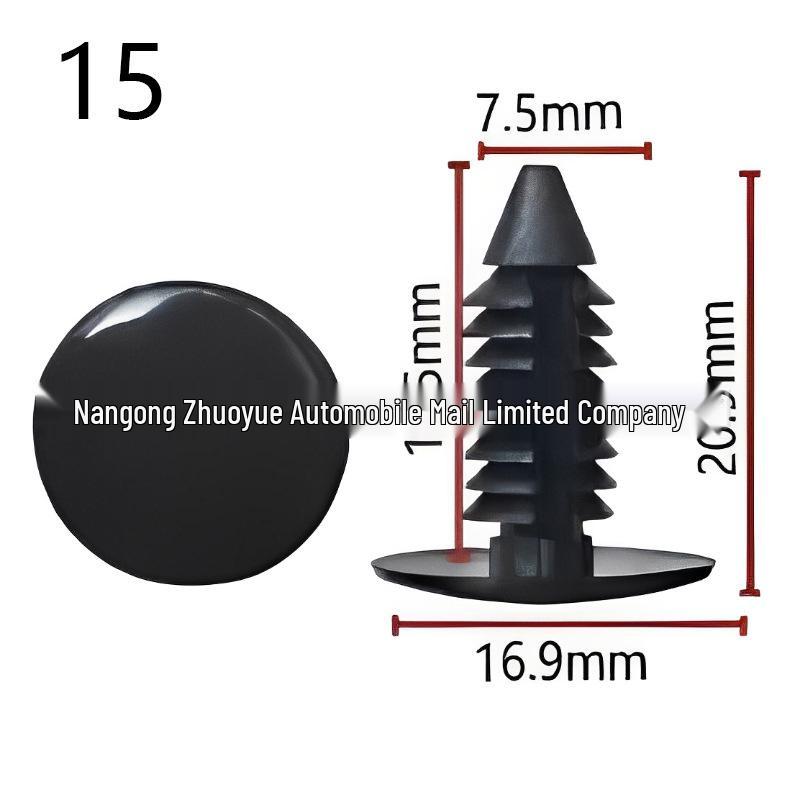 Nylon Car Mudguard & Bumper Clips for Chrysler and Ford