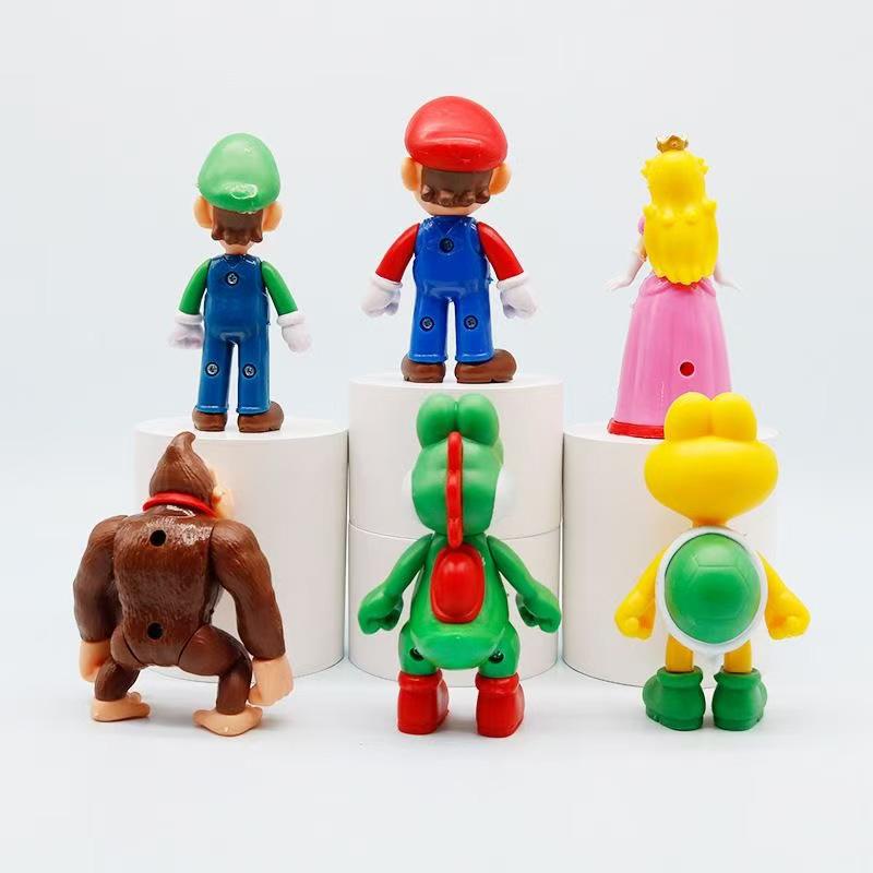 Super Mario Action Figures Set 12Pcs Anime Figurines Kids Toys Birthday Christmas Gifts For Boys Home Decor