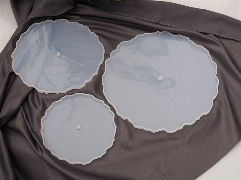 Nieuwe 3-laagse Tray Siliconenmal DIY Epoxy Hars Onderzetter Epoxy Mal Tray Handwerk Maakgereedschap