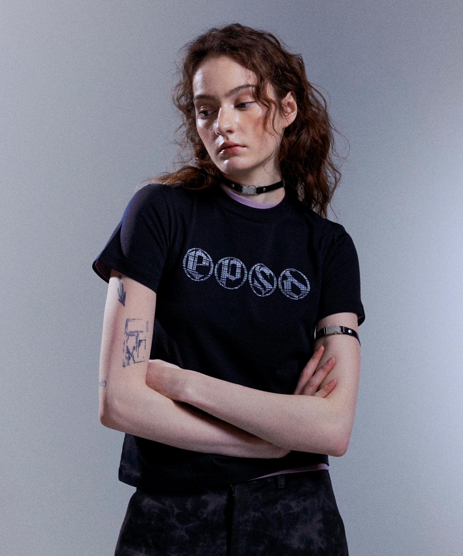 Episode Untitled Epsd Crop T-Shirt Black Black