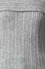 Women's Fashion Stylish Sweater Plum Soft Textured Carmen Collar Knitwear Sweater