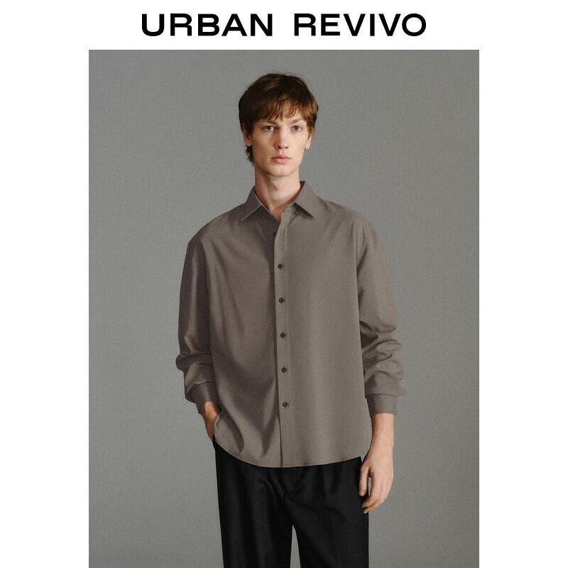 UR Men s 2025 Autumn Lapel Long-Sleeve Shirt S