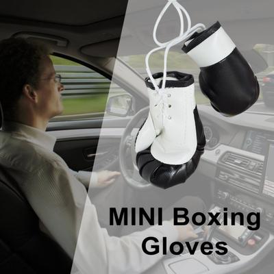 1 Pair Mini Boxing Glove Pendants Realistic Wear Resistant Waterproof Car Interior Boxing Gloves Hanging Decoration