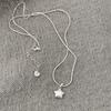 Silver Color Choker Necklace For Women Star Smiple Geometric Fine Jewelry Wedding Party Birthday Gift
