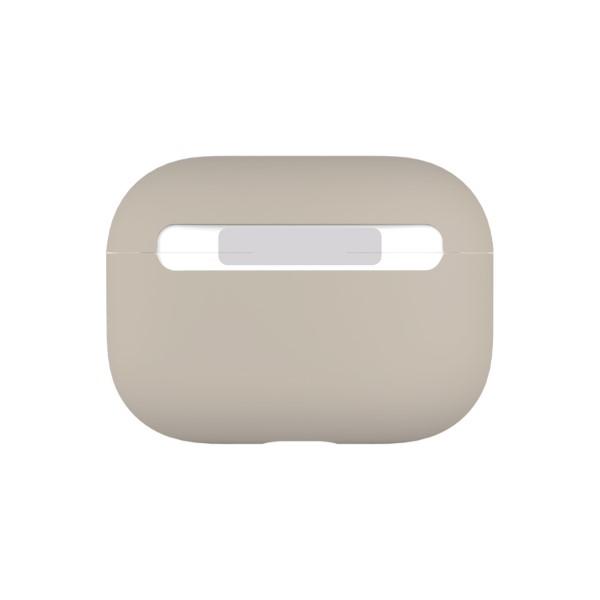 Etui do AirPods Pro UNIQ Lino Silicone - case pokrowiec beżowy