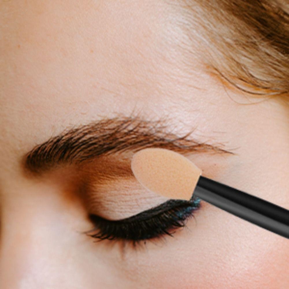 100PCS Disposable Eye Shadow Sponge Applicators Double-headed Eyeshadow Stick Beauty Makeup Tool