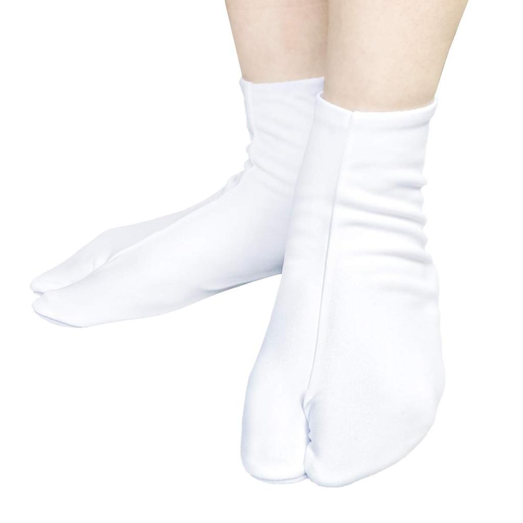 Stretch Tabi [KYOETSU] Socks, White, 5-Ply, Women's (27.0-28.0cm)