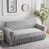 1pc Jacquard Waterproof Sofa Slipcover Non-slip Stretch Sofa Cover Skirt Couch Cover for Bedroom Office Living Room Home Decor