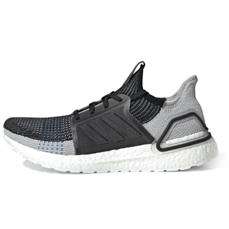 

Adidas Ultra Boost 19 Core Black Grey Six Shock Cyan Sneakers F35242