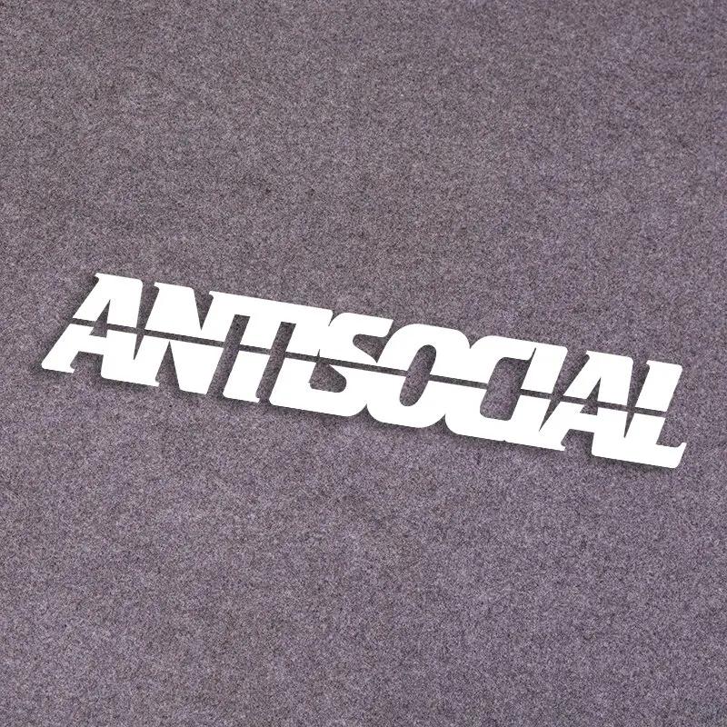 32X5.08cm Letter Sticker Vinyl Waterproof Antsocial Decal Non Fade Reflective Cool Car Decoration Sticker Unique Gift
