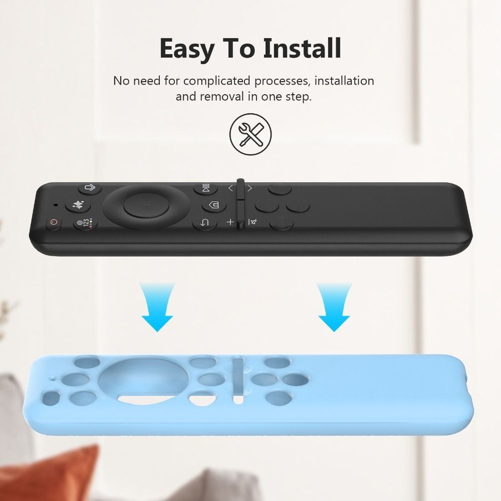 Silikonowe etui ochronne ze smyczą Osłona pilota Miękka obudowa do Samsung BN59-01432A/BN59-01480L