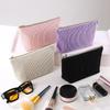Corduroy Makeup Bags Large Capacity Multi Purpose Cosmetic Storage Bag Portable Travel Organizer for Ladies