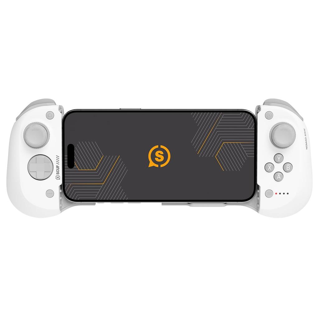 SCUF NOMAD Mobile Wireless Game Controller, Smartphone Controller, Gamepad, White, 603-178-01-010-AP