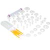 46PCS Fondant Cake Mould Cookies Biscuits Cutters Mould Set Baking Utensil Cake Decorating Kit