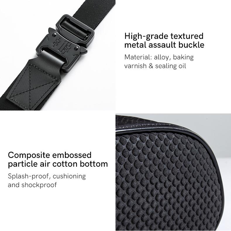 Erkek Kadın Kova çantası Trendy Baskılı Geometrik Silindirik Şekilli Çapraz Çanta 14.1 inç PU Deri Gümüş Leopar / Naylon Siyah Yılan Derisi