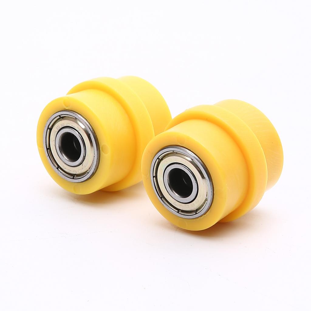 Motorcycle Chain Roller Tensioner Bike Pulley Wheel Slider Guide 8mm10m For Street Enduro Motocross ATV CRF CR XR YZ WR