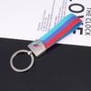 BBKQ7 Leather Car Key Keychainn Pendant Holder Gift For BMW M Performance E46 G80 F48 E84 G01 F30 G11 X1 X3 X5 X6 G07 Auto Accessories