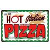Italienische Pizza Vintage Metallschild Blechschild Vintage Dekoration Man Cave Plakette Hauswanddekoration Bar Schild Heimdekoration Poster