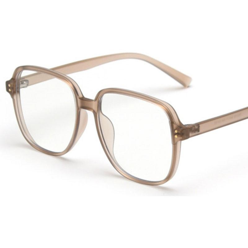 Computer Glasses Anti Blue Light ExtraLarge Square Shaped Readers For Men For Women Stylish Gn TR90 Material Big Frame Female Eye Glasses +2