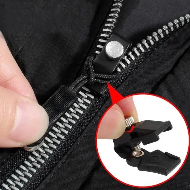 Zipper Universal Repairer for Replacing Metal Zippers, Backpack Accessories, Outerwear, Clothes, Tool Free, Detachable Zippers