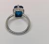 Blue Topaz Ring, Women Ring, Gemstone Ring, Statement Ring, 925 Solid Sterling Silver, Handmade Jewelry, Gift for Her