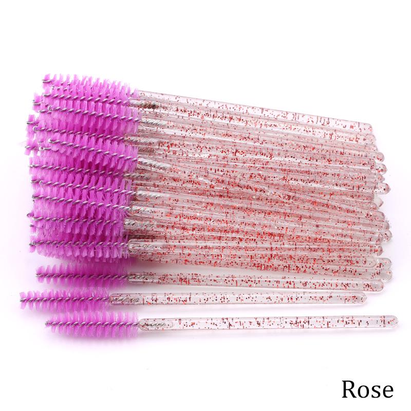 200Pcs Eyelash Extension Disposable Eyelash Brush Mascara Stick Applicator Propeller Eyebrow Makeup Brushes Set Makeup Tools