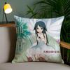 Animethe Song Of S-Saya Cushion Cover Plush Fabric Soft Double-Sided Printed Sofa Pillow Case Colorfast Home Decor Gift