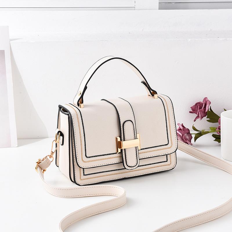 2025 new shoulder small square bag fashionable women's oblique span bag women's shoulder bag summer date women's bag