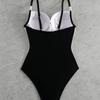 One-piece Swimsuit Women's Flesh Covering Slimming Swimsuit Sexy Shape Swimwear