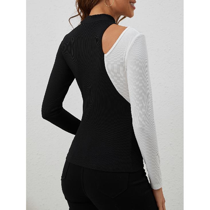 Jarní a podzimní novinka Dámské Univerzální Dlouhý rukáv Každodenní Business Dojíždění Elegantní Pohodlí Sexy spodní košile Top