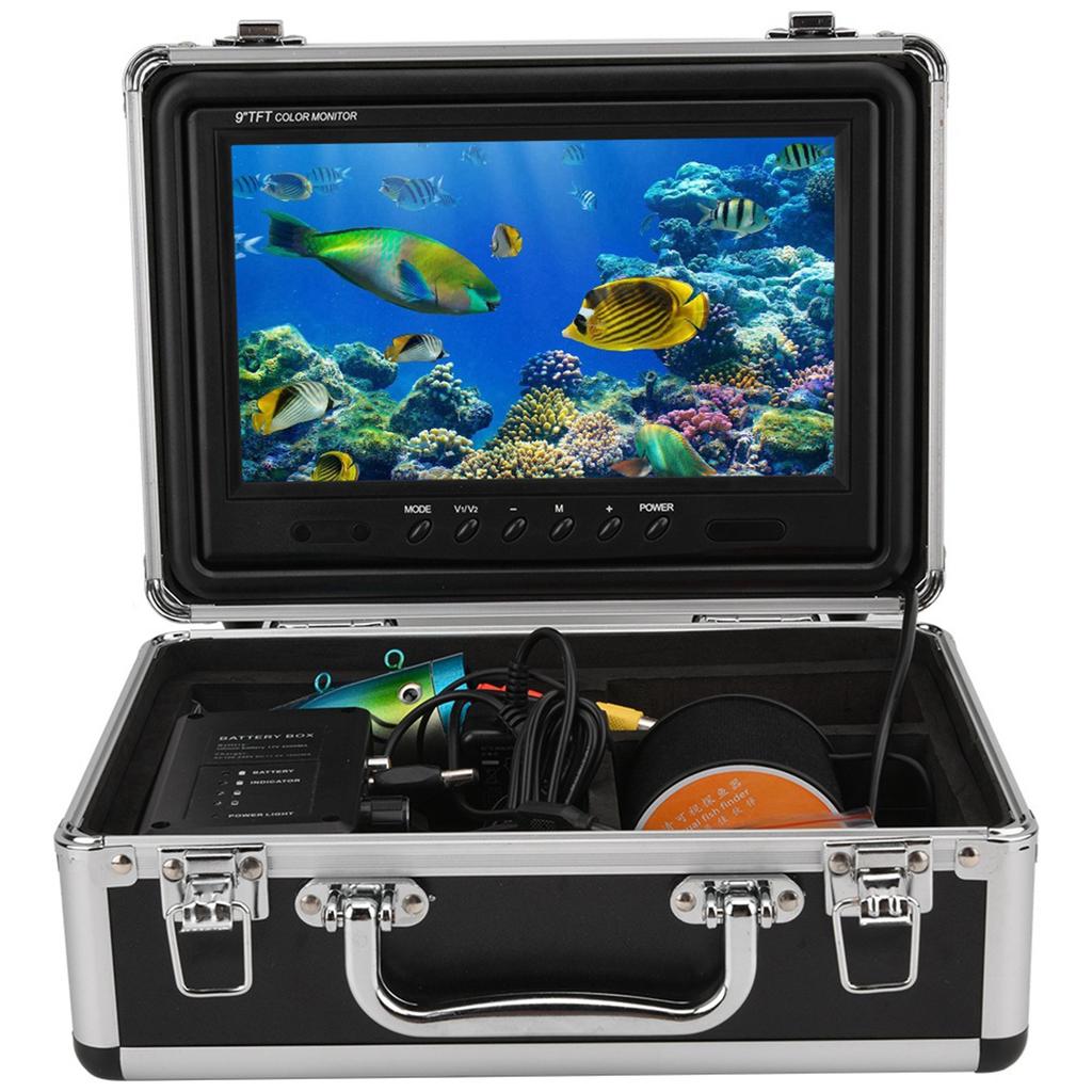 9 Inch 1000TVL Underwater Fishing HD Camera Kit with 30 Meter Cable