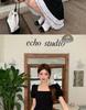 2026 Summer Black Swan Color Block A-line Little Black Dress with Short Sleeves - Hepburn Style