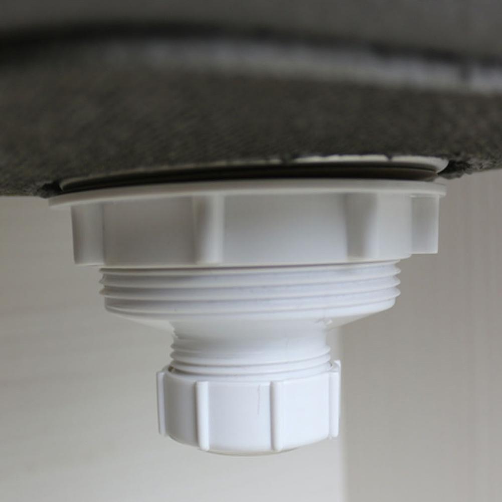 Sink Basket Strainer Drain Trap 114mm Diameter with Liftable Water Seal and Double Sealing Rings for 88 95mm Hole
