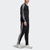 Adidas Athletics Logo Knit Casual Tracksuit Men Tracksuit Black FS4323